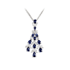 Boi Diamond and Sapphire pendant